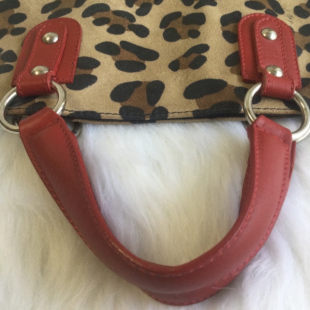LEATHER LEOPARD BAG - Picture 3 of 8